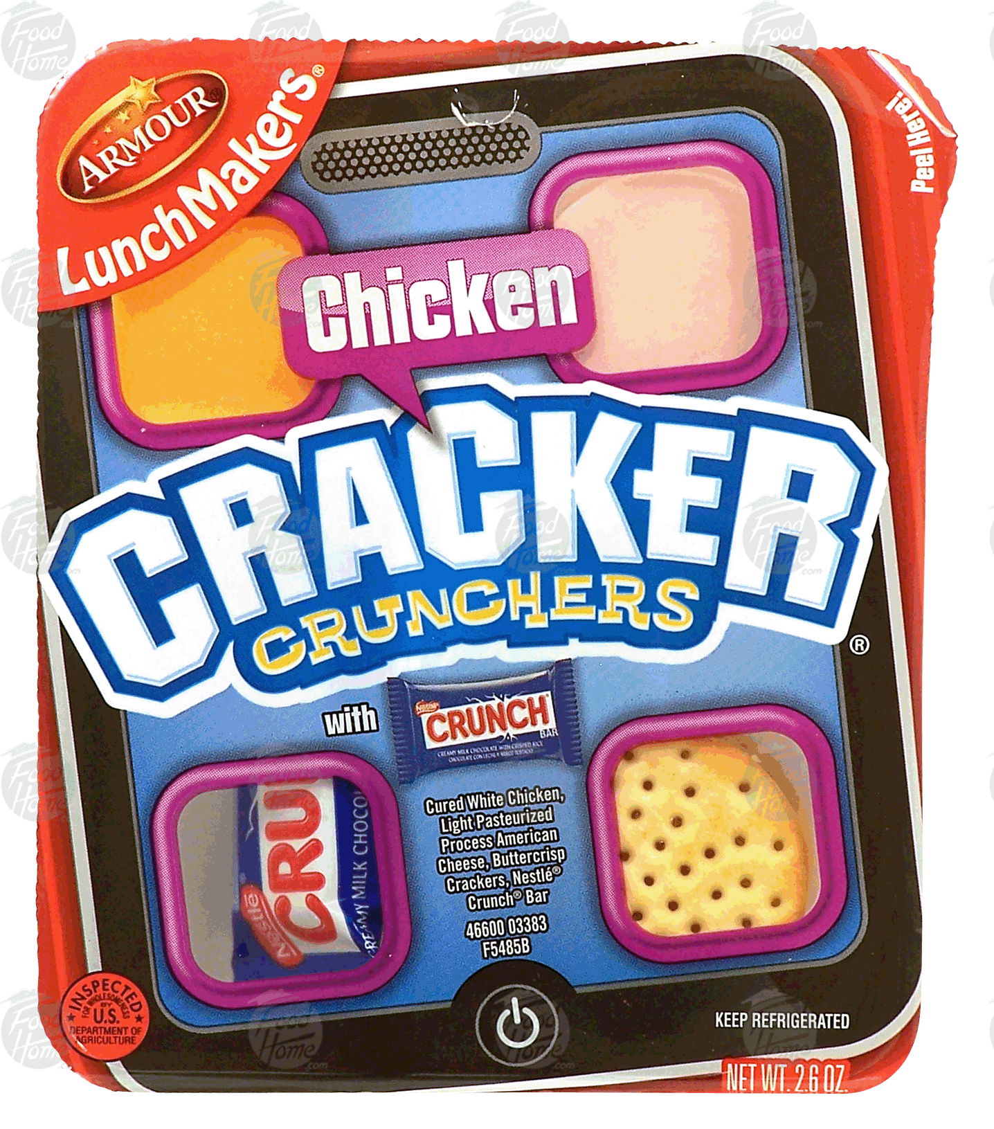 Armour Lunch Makers cracker crunchers, chicken Full-Size Picture